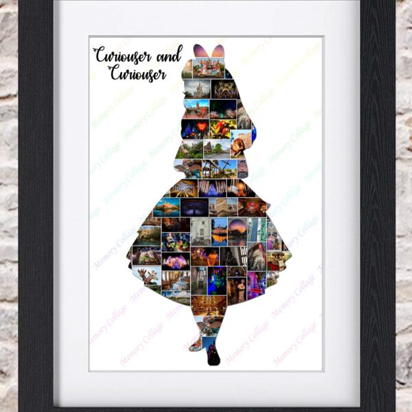 Alice in Wonderland Photo Collage