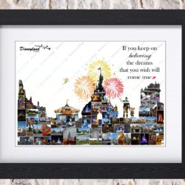 Disneyland Paris Skyline photo collage