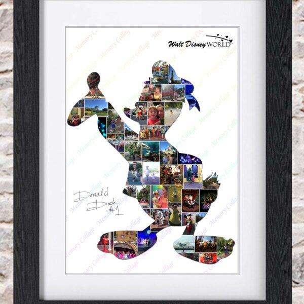 Donald Duck Inspired Photo Collage