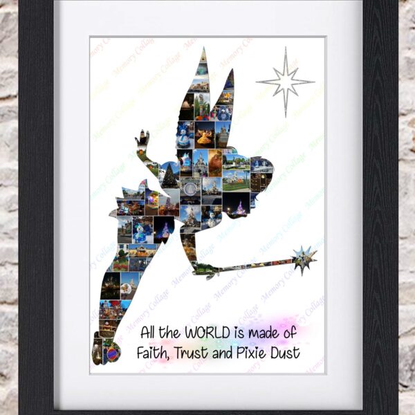 Tinkerbell Inspired Fairy Photo Collage