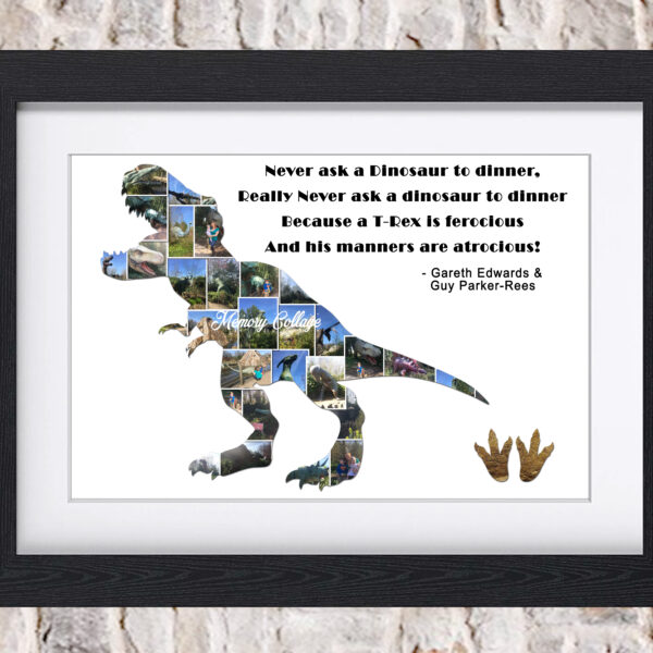 T-Rex Photo Collage