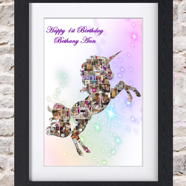 Unicorn Photo Collage