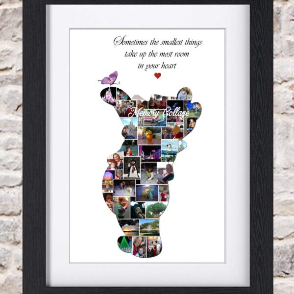 Winnie The Pooh Inspired Photo Collage