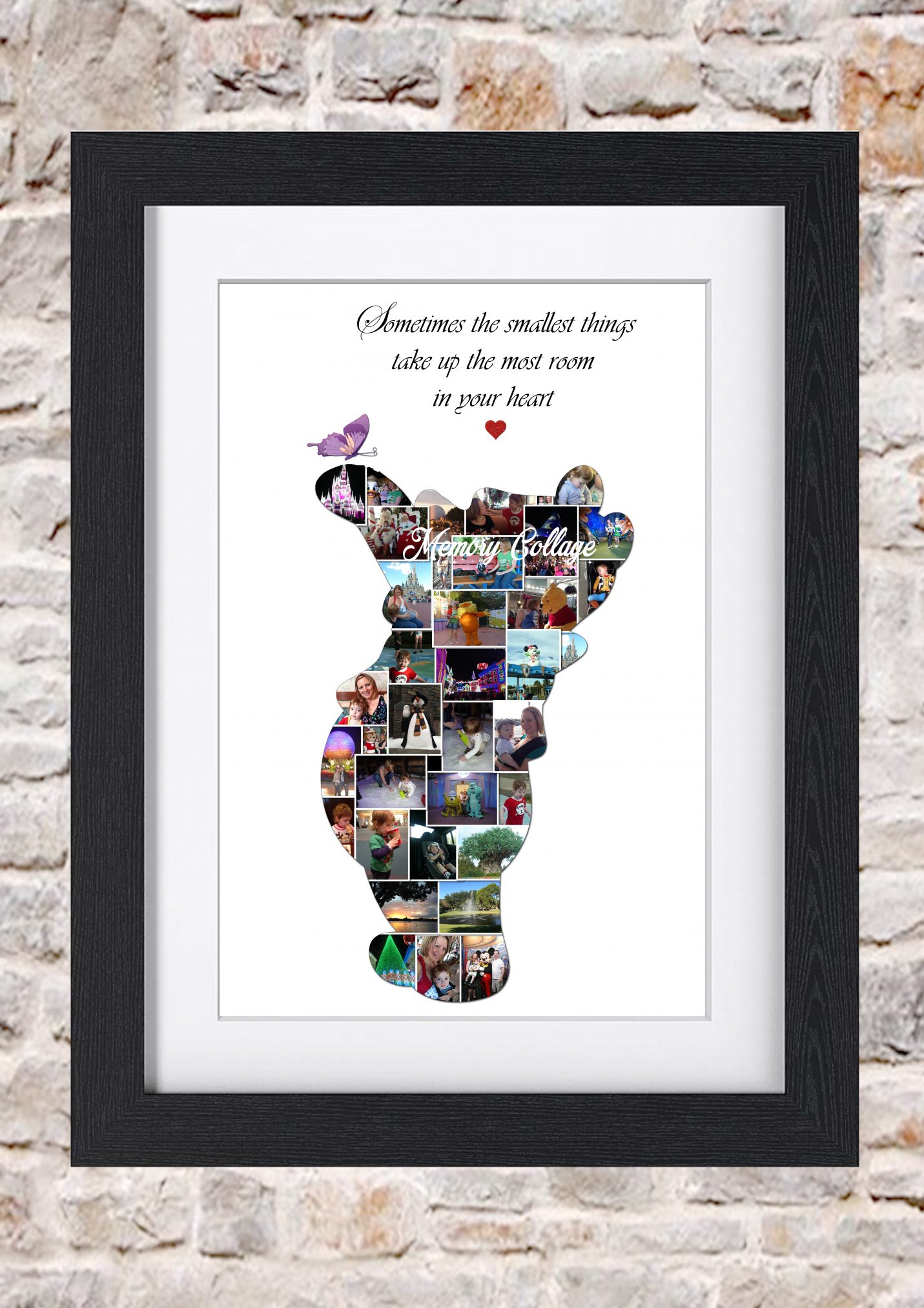 Winnie The Pooh Inspired Photo Collage