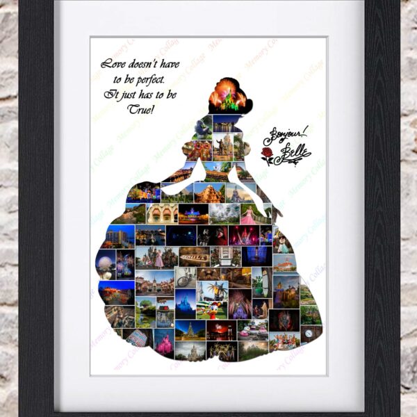 Princess Belle Photo Collage