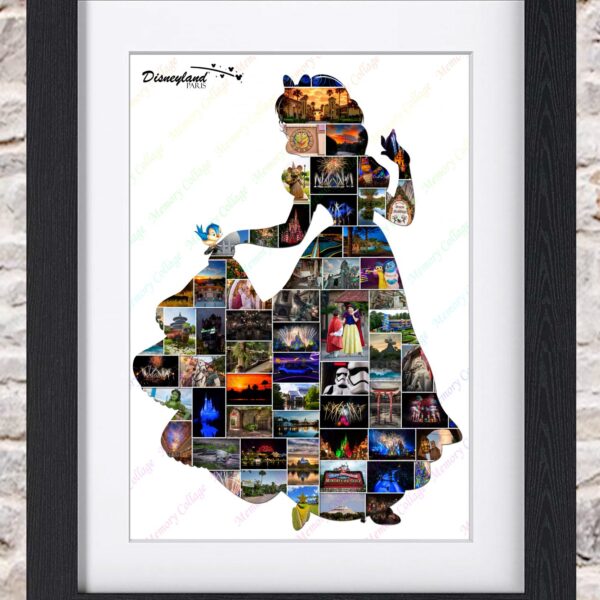 Princess Snow White Inspired Photo Collage