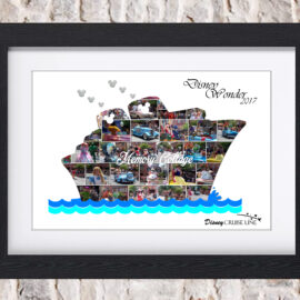 cruise ship photo collage