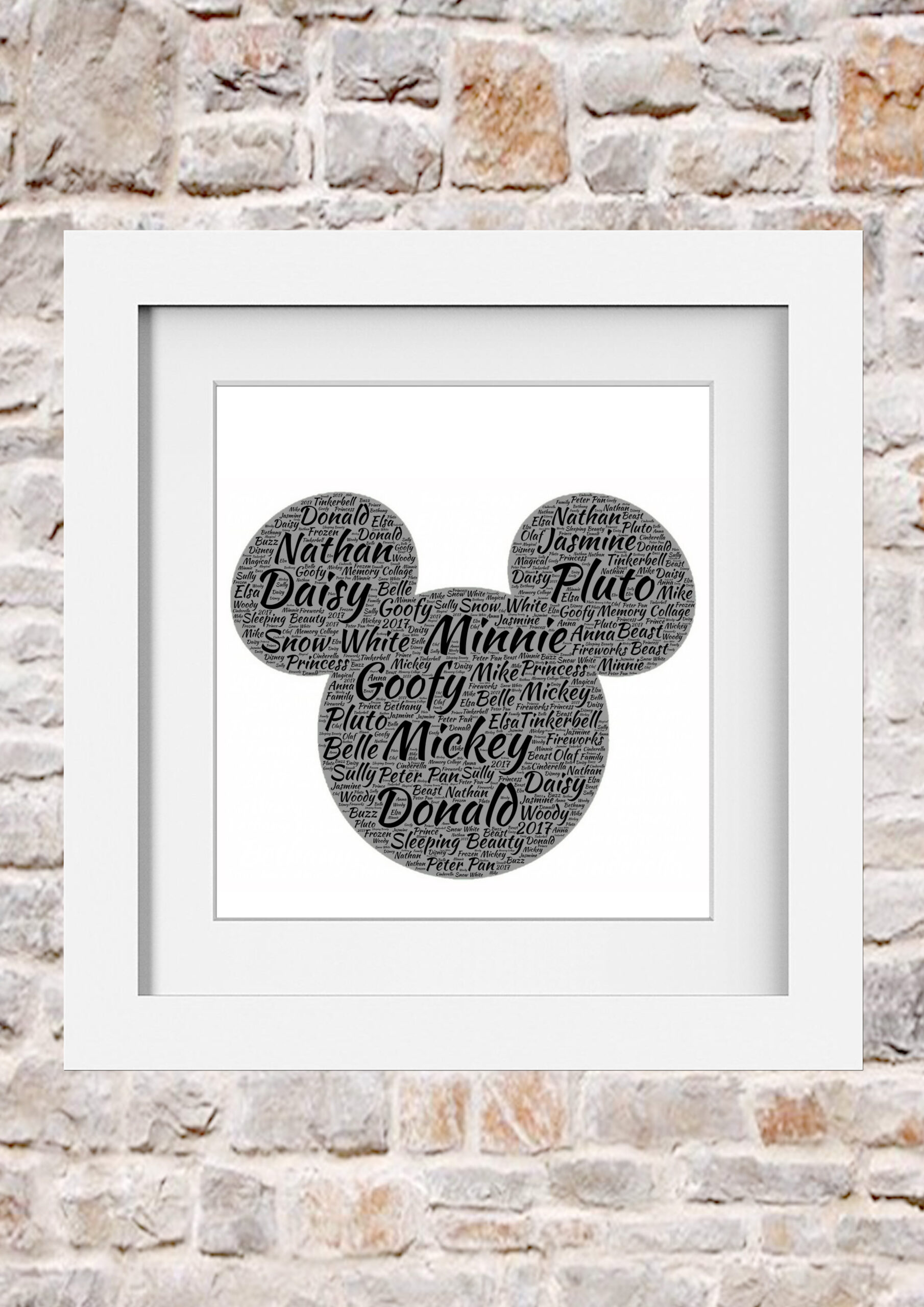 Mickey Mouse Word Art