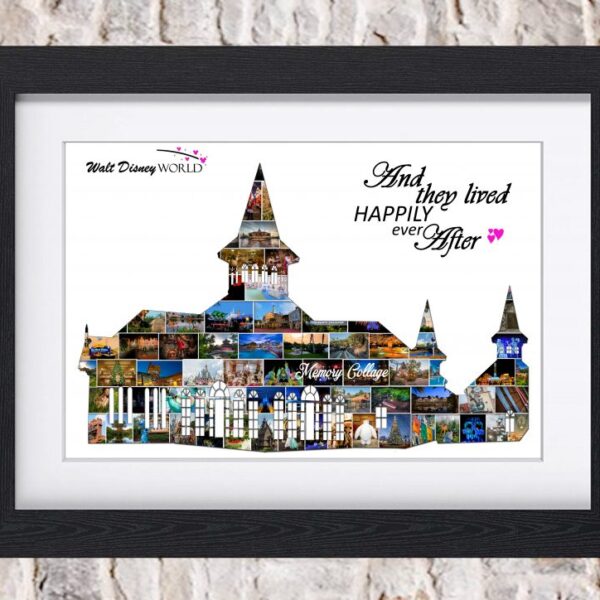 Disney Inspired Wedding Pavilion Photo Collage