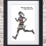 Female Marathon Runner Photo Collage