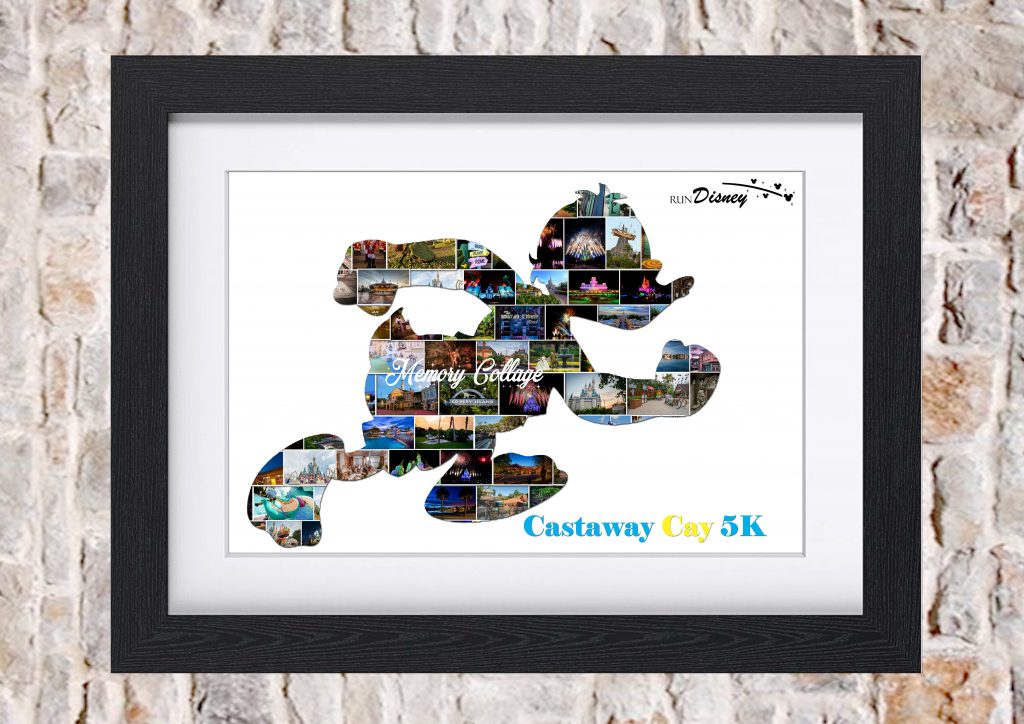 Run Disney Inspired Donald Duck Photo Collage