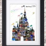 Cinderellas castle photo collage