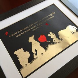 Winnie The Pooh & Friends Inspired Print