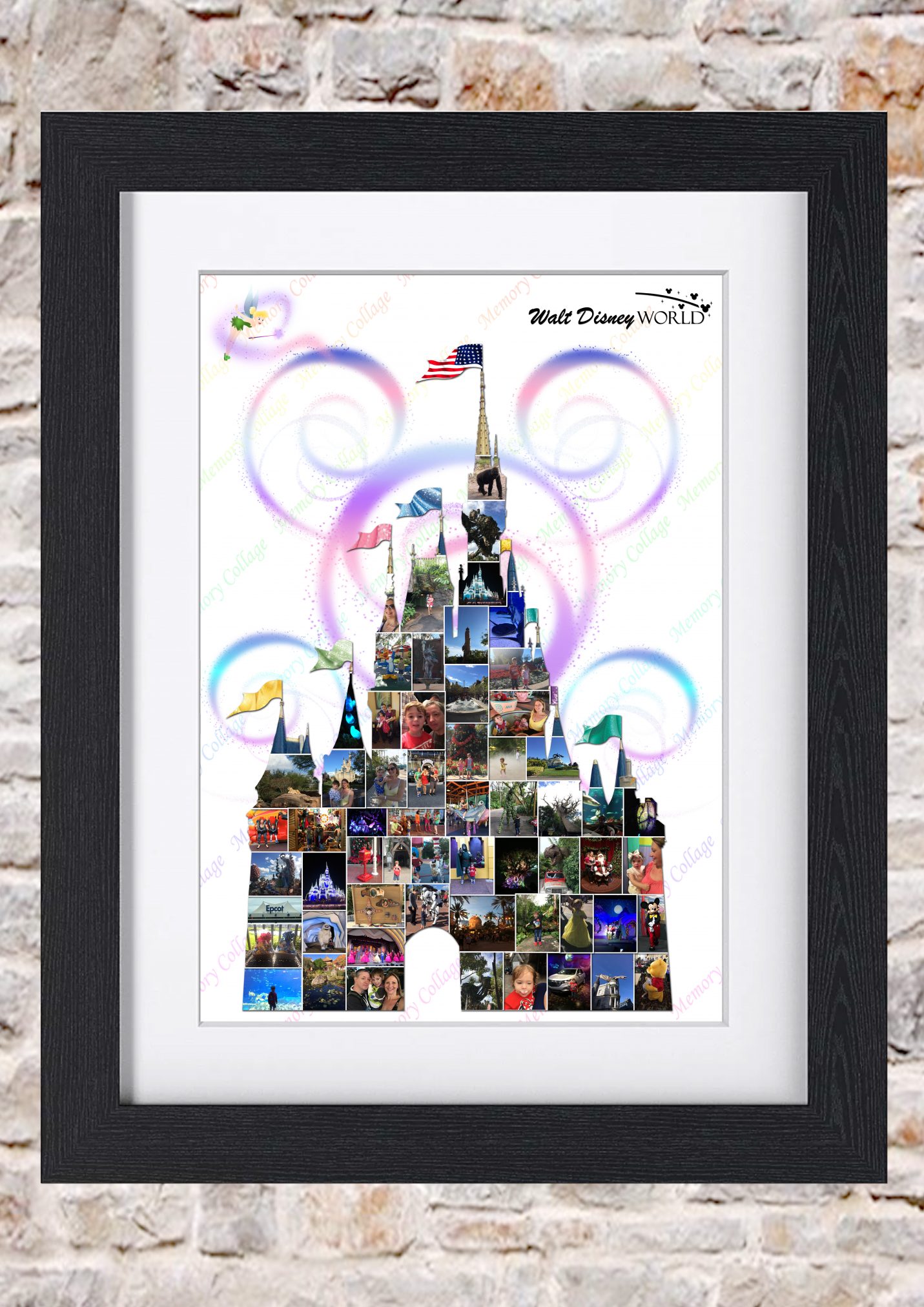 Disney Castle Photo Collage