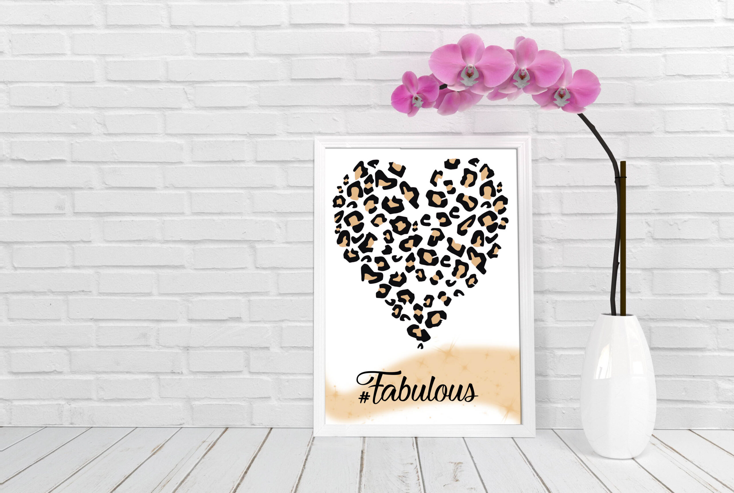 Fabulous Leopard Print Heart