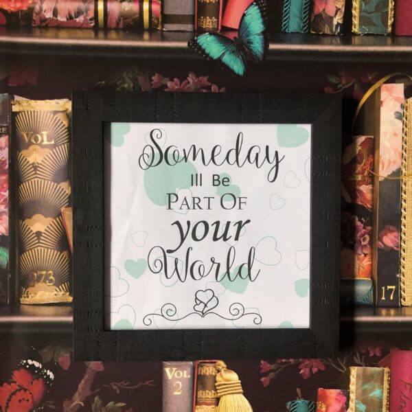 Part Of Your World Little Mermaid Inspired Framed Rustic Print