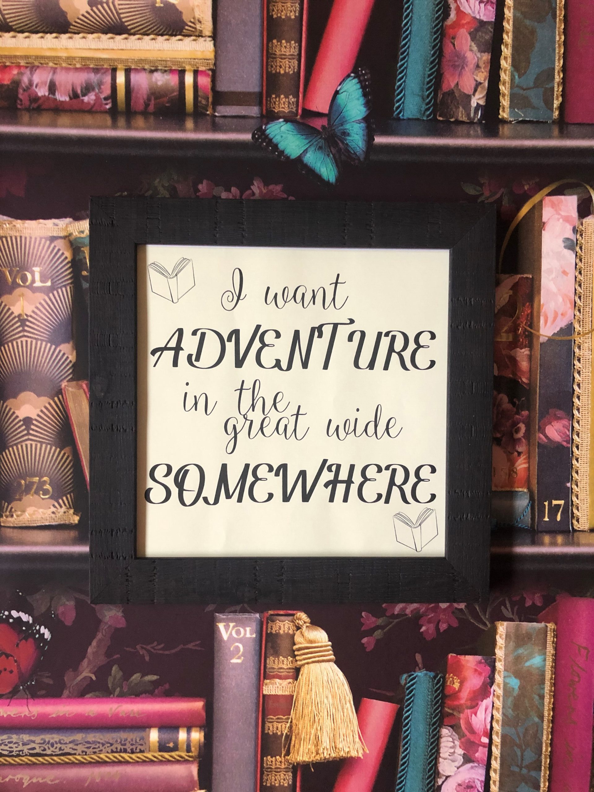 Adventure In The Great Wide Belle Framed Rustic Print