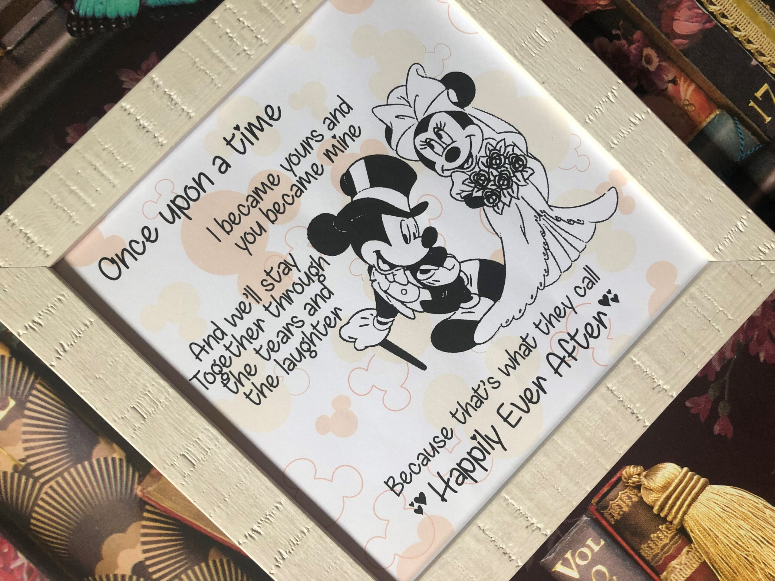 Happily Ever After Framed Rustic Print Happily Ever After Framed Rustic Print