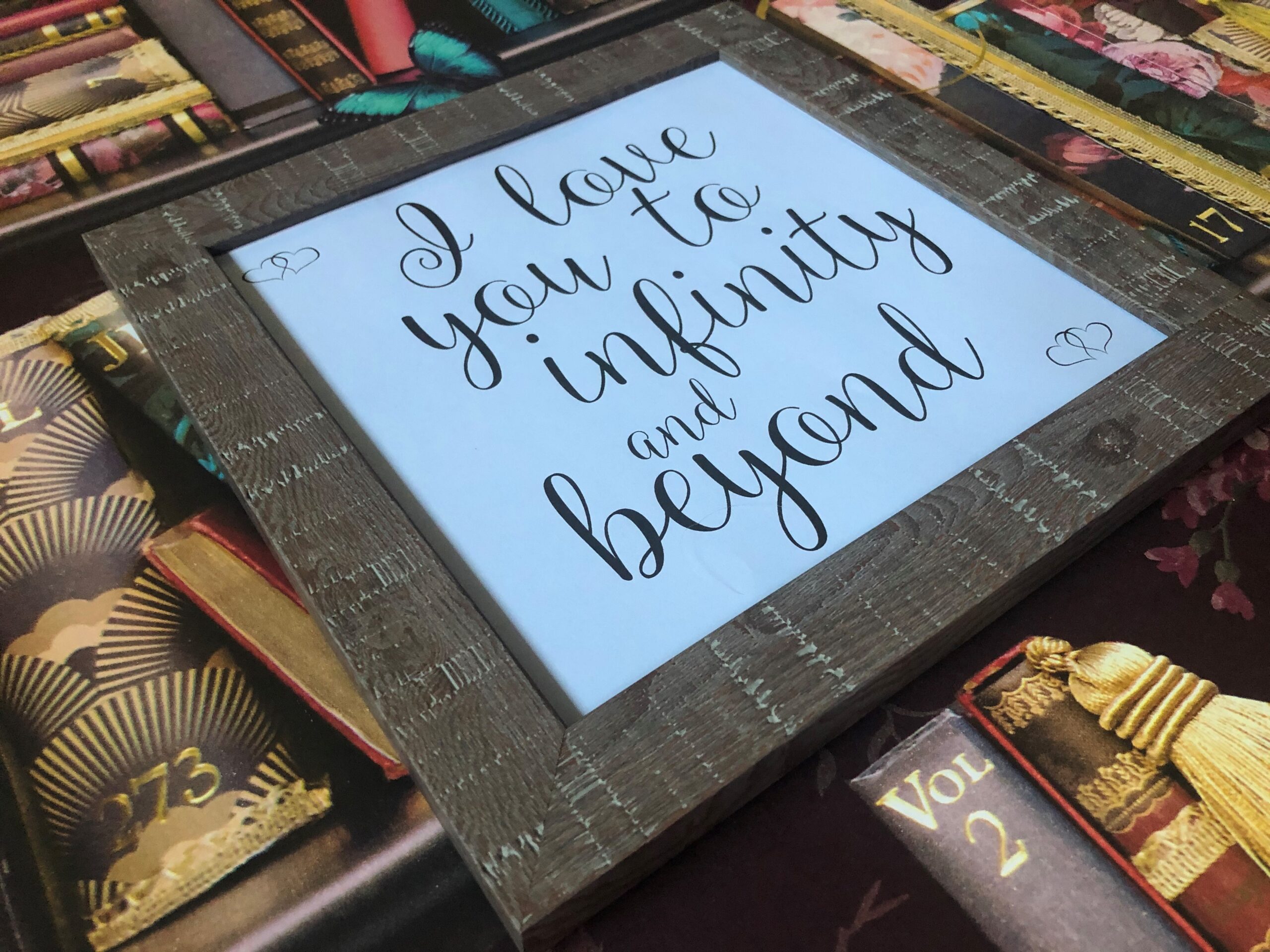 To Infinity And Beyond Framed Rustic Print To Infinity And Beyond Framed Rustic Print